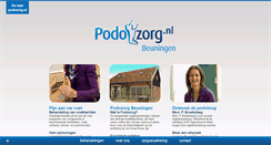 Desktop Screenshot of beuningen.podozorg.nl
