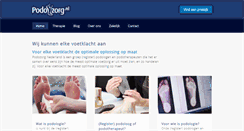 Desktop Screenshot of podozorg.nl