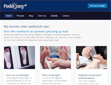 Tablet Screenshot of podozorg.nl